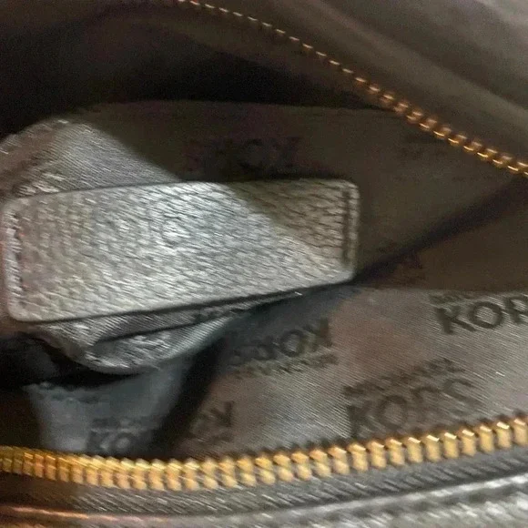 Michael kors Black leather satchel handbag - Picture 10 of 12